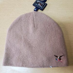Vintage American Eagle Tan Hat